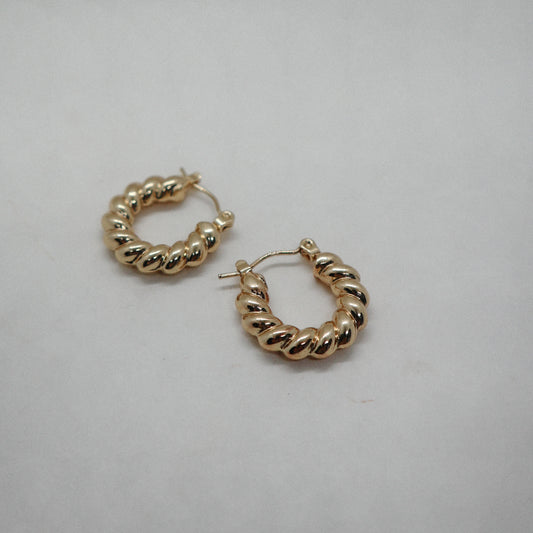 Perfectly imperfect - earrings gold