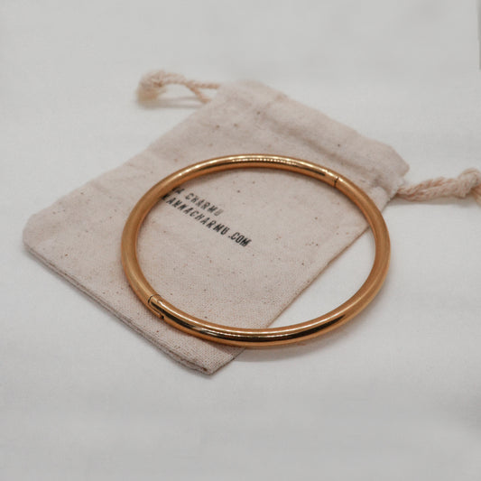 Rens rond bangel gold bracelet